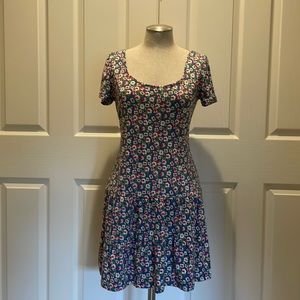 Good Luck Gem drop waist floral dress